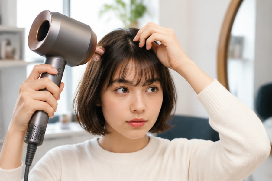 چگونه به موهای چتری حالت دهیم